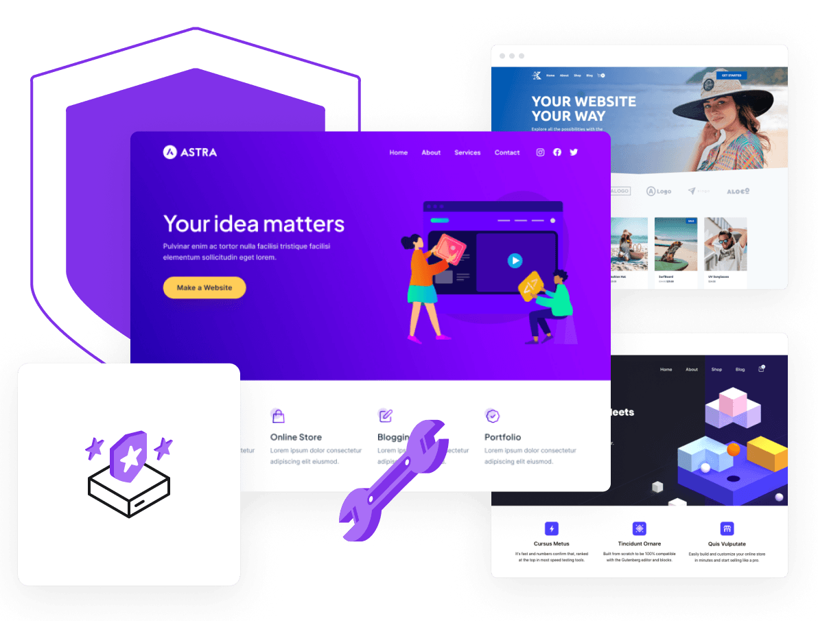 Provides comprehensive website security