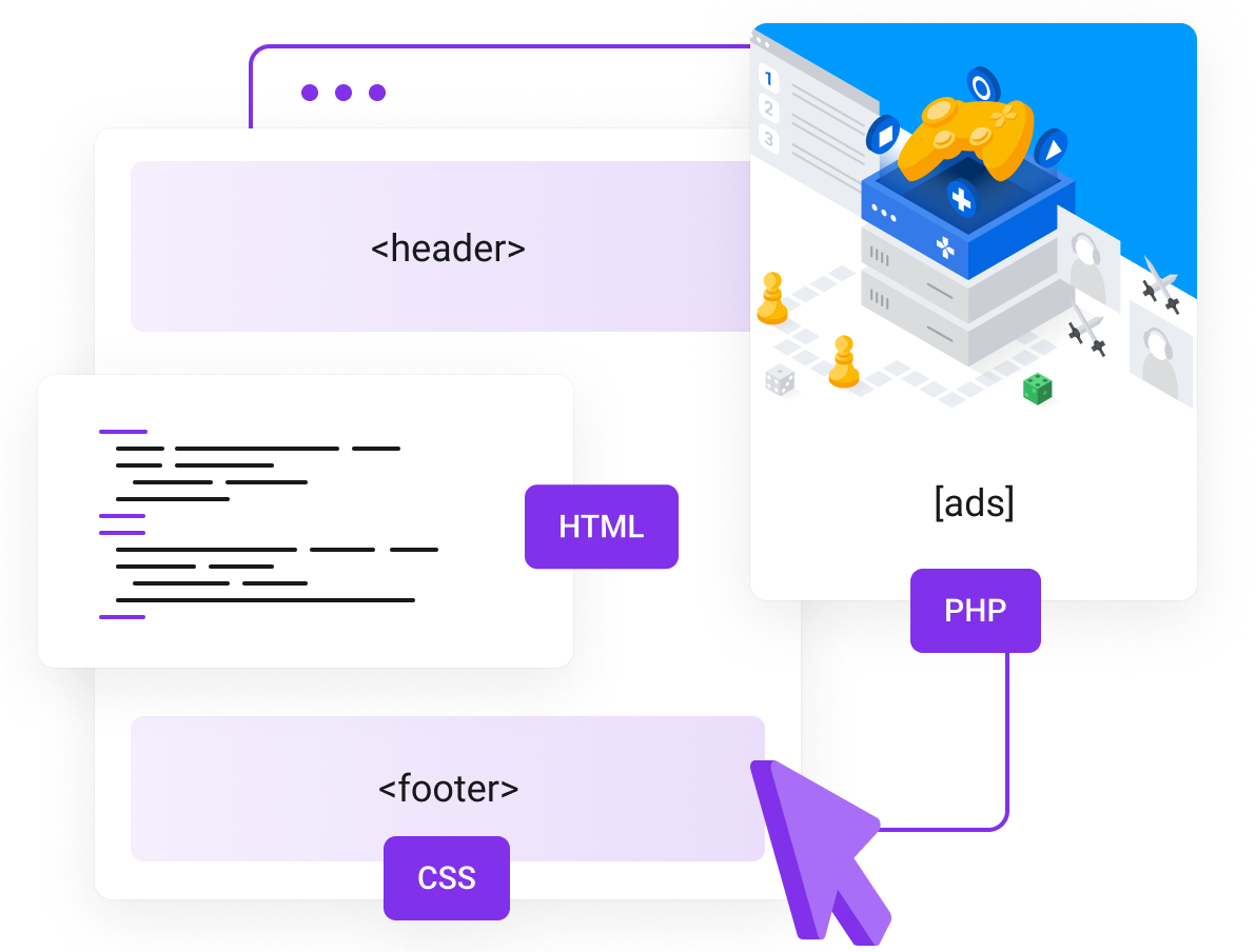 Easy custom code snippets